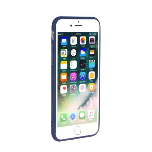 Samsung A13 5G szilikon tok, matt, kék, SM-A136, Forcell Soft