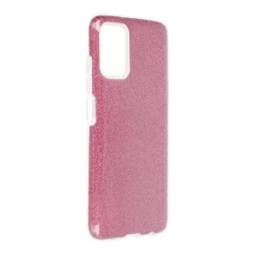   Samsung Galaxy A53 szilikon tok, csillámos, hátlap tok, pink, SM-A536, Shining