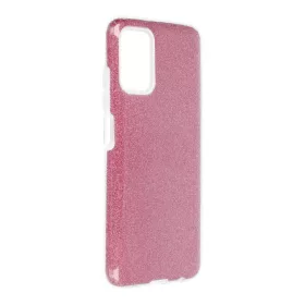   Samsung Galaxy A53 szilikon tok, csillámos, hátlap tok, pink, SM-A536, Shining