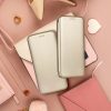 Xiaomi Redmi Note 11 / 11s telefontok, könyvtok, mágneszáras, flip tok, szilikon keretes, arany, Forcell Elegance