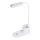 LED asztali lámpa wireless töltővel, 10W, 3 módban kapcsolható, fehér, HT-513