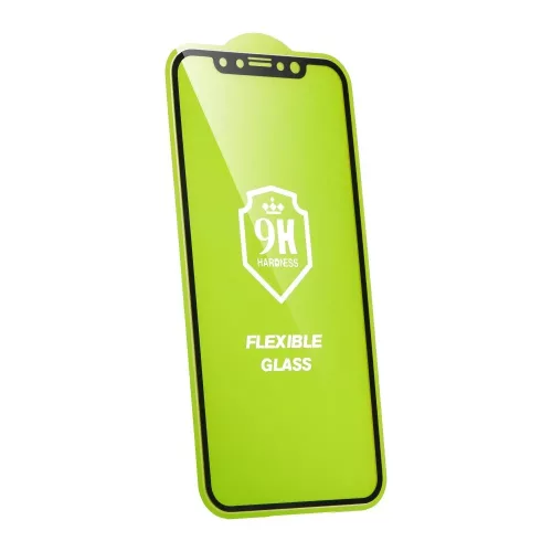 iPhone 14 Pro Max (6.7") flexibilis hibrid fólia, edzett, 3D full glue, Bestsuit