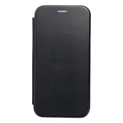 iPhone 14 (6.1") telefontok, könyvtok, mágneszáras, szilikon keretes, fekete, Forcell Elegance