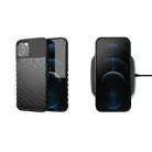 iPhone 14 Pro (6.1") ütésálló tok, TPU tok, hátlap tok, fekete, Forcell Thunder