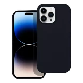   iPhone 14 Plus (6.7") szilikon tok, matt, fekete, Forcell Soft
