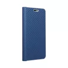 iPhone 14 (6.1") telefon tok, könyvtok, oldalra nyíló tok, mágnesesen záródó, kék, Forcell Luna