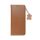 iPhone 14 (6.1") bőr telefon tok, könyvtok, oldalra nyíló tok, mágnesesen záródó, barna, Forcell Leather