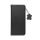 iPhone 14 Pro (6.1") bőr telefon tok, könyvtok, oldalra nyíló tok, mágnesesen záródó, fekete, Forcell Leather