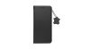 iPhone 14 Pro Max (6.7") bőr telefon tok, könyvtok, oldalra nyíló tok, mágnesesen záródó, fekete, Forcell Leather