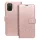 iPhone 14 Plus (6.7") telefon tok, könyvtok, oldalra nyíló tok, mágnesesen záródó, rose gold, mandala, Forcell Mezzo
