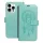 iPhone 14 Plus (6.7") telefon tok, könyvtok, oldalra nyíló tok, mágnesesen záródó, zöld, dreamcatcher, Forcell Mezzo