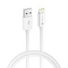 iPhone 8pin gyorstöltő adatkábel, 1m, 2.4A / 5V / 12W, fehér, Forcell C703