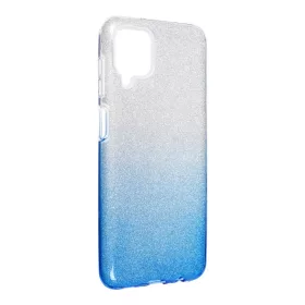   Samsung Galaxy A23 4G / 5G szilikon tok, csillámos, hátlap tok, kék-ezüst, SM-A235, SM-A236, Shining