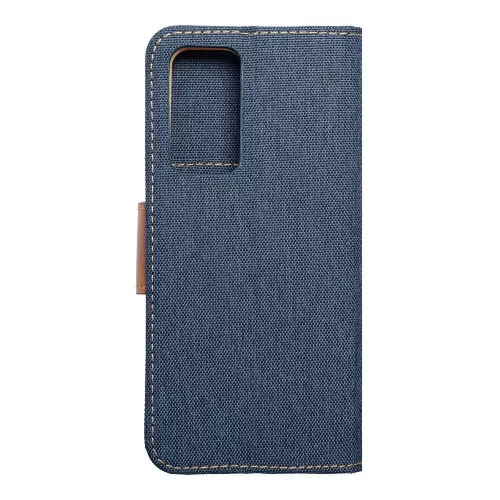 Xiaomi 12 Lite telefon tok, könyvtok, oldalra nyíló tok, mágnesesen záródó, kék, Smart Canvas