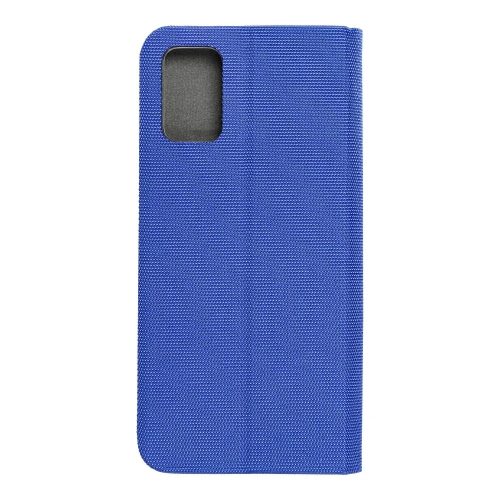 Samsung Galaxy S23 Ultra telefon tok, könyvtok, oldalra nyíló tok, mágnesesen záródó, SM-S918, Kék, Sensitive Book