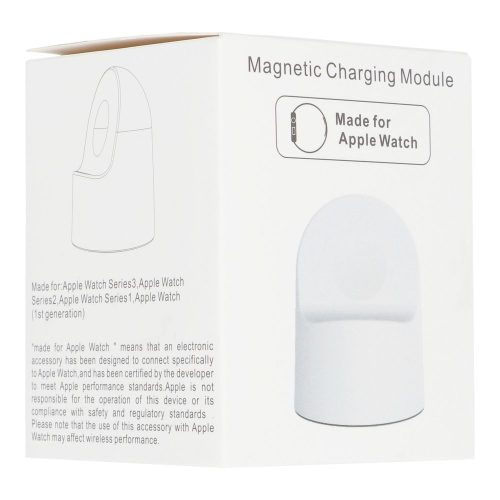 Apple Watch okosóra wireless töltő, fehér, W1
