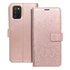   Samsung Galaxy S23 Plus telefon tok, könyvtok, oldalra nyíló tok, mágnesesen záródó, rose gold, mandala, SM-S916, Forcell Mezzo
