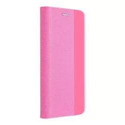   Samsung Galaxy S23 Plus telefon tok, könyvtok, oldalra nyíló tok, mágnesesen záródó, SM-S916, rózsaszín, Sensitive Book