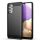 Samsung Galaxy A14 4G/5G szilikon tok, fekete, SM-A145, SM-A146, Carbon fiber
