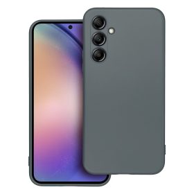   Samsung Galaxy A34 hátlap tok, TPU tok, szürke, SM-A346, Metallic