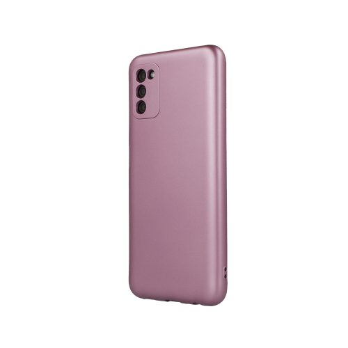 Samsung Galaxy A14 4G/5G hátlap tok, TPU tok, rózsaszín, SM-A145, SM-A146, Metallic