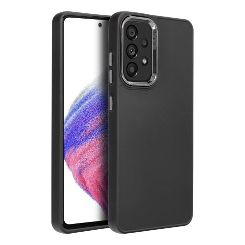 Samsung Galaxy A14 4G/5G hátlap tok, TPU tok, fekete, SM-A145, SM-A146, Frame