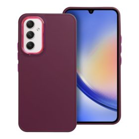   Samsung Galaxy A54 hátlap tok, TPU tok, sötétlila, SM-A546, Frame