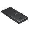 Power Bank, 10000mAh, 2xUSB / 1xType-C, fekete, 4x LED lámpa, Forcell F-Energy S10k1