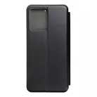 Xiaomi Redmi Note 12 5G / Poco X5 telefontok, könyvtok, mágneszáras, flip tok, szilikon keretes, fekete, Forcell Elegance