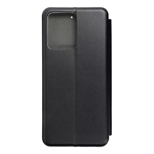 Xiaomi Redmi Note 12 5G / Poco X5 telefontok, könyvtok, mágneszáras, flip tok, szilikon keretes, fekete, Forcell Elegance