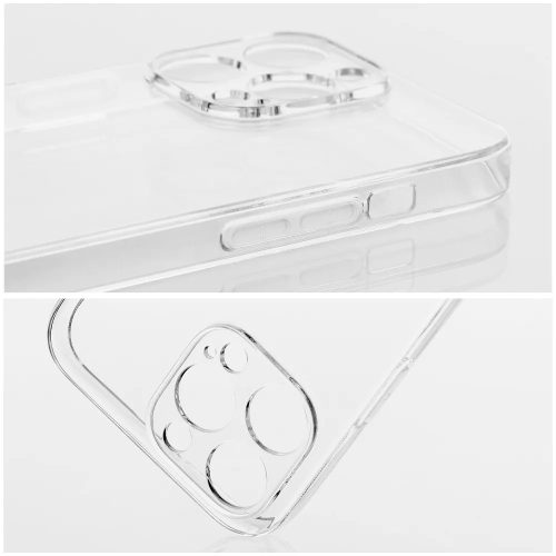 Xiaomi Redmi Note 12 5G szilikon tok, átlátszó, 2mm, kamera védelemmel, Clear