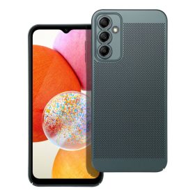  Samsung Galaxy A14 4G/5G hátlap tok, műanyag tok, légáteresztő, zöld, SM-A145, SM-A146, Breezy