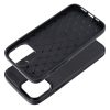 iPhone 15 Pro (6.1") szilikon tok, hátlap tok, carbon mintás, kamera védelem, fekete, Carbon Premium
