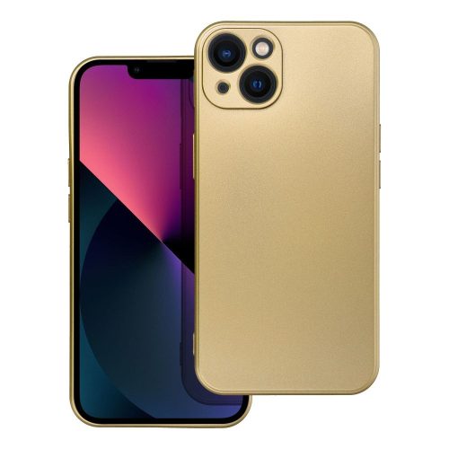 iPhone 15 Pro Max (6.7") hátlap tok, TPU tok, arany, Metallic