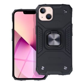   iPhone 15 Pro Max (6.7") hátlap tok, PC / TPU tok, kitámasztható, fekete, Nitro