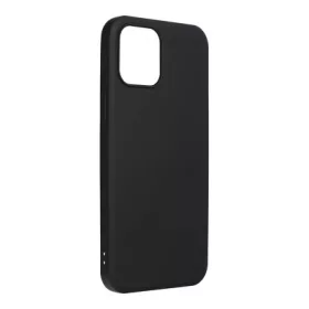   iPhone 15  (6,1") szilikon tok, hátlap tok, fekete, matt, velúr belső, Forcell Silicone Lite