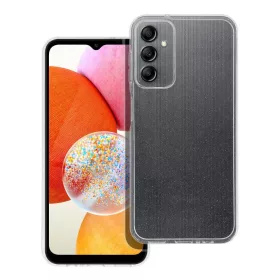   Samsung Galaxy A14 4G/5G hátlap tok, TPU tok, csillámos, átlátszó, SM-A145, SM-A146, Clear Blink