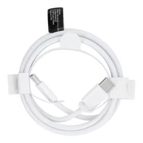  Type-C - Type-C adatkábel, fehér, PD / QC3.0 / 3A / 30W, 1M, HD26