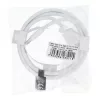 Type-C - Type-C adatkábel, fehér, PD / QC3.0 / 3A / 30W, 1M, HD26