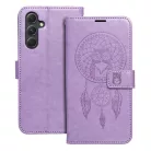 Samsung Galaxy A25 telefon tok, könyvtok, oldalra nyíló tok, mágnesesen záródó, lila, dreamcatcher, SM-A256, Mezzo