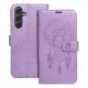 Samsung Galaxy A25 telefon tok, könyvtok, oldalra nyíló tok, mágnesesen záródó, lila, dreamcatcher, SM-A256, Mezzo