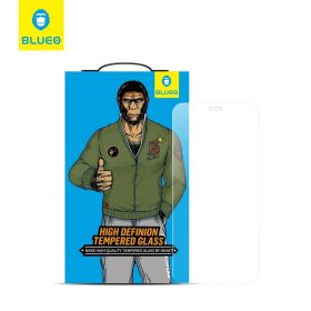   Samsung Galaxy S23 Plus előlapi üvegfólia, edzett, hajlított, fekete keret, 9H, SM-S916, 5D Full Glue, Mr. Monkey