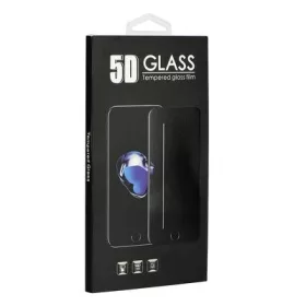   Samsung Galaxy A14 4G/5G előlapi üvegfólia, edzett, hajlított, fekete keret, 9H, SM-A145, SM-A146, 5D Full Glue