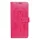 Samsung Galaxy A05 telefon tok, könyvtok, oldalra nyíló tok, mágnesesen záródó, sötét magenta, dreamcatcher, SM-A055, Mezzo