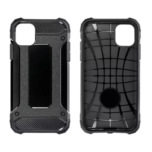 Samsung Galaxy A25 ütésálló hátlap tok, fekete, SM-A256, Armor