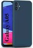Samsung Galaxy A05 szilikon tok, matt, kék, SM-A055, Soft