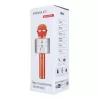 Bluetooth karaoke mikrofon, vezeték nélküli, TF kártya/pendrive, arany, CR58