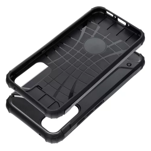 Samsung Galaxy A35 ütésálló hátlap tok, fekete, SM-A356, Armor