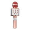 Bluetooth karaoke mikrofon hangszóróval, vezeték nélküli, rose gold, WS-858