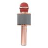 Bluetooth karaoke mikrofon hangszóróval, vezeték nélküli, rose gold, WS-858